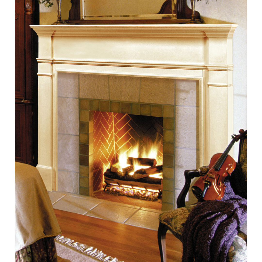 The Windsor Fireplace Mantel Surround Pearl Mantels Shelf 