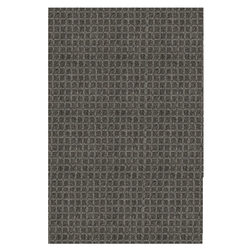 Tapis intérieur / extérieur gris Imogen, Rectangle 11 pi x 13 pi