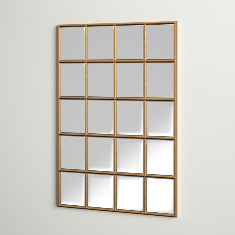 Gallo Engineered Wood Flat Mirror, Gold