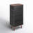 Arnst 36.6'' H 4-Drawer Black Dresser with foldable drawers