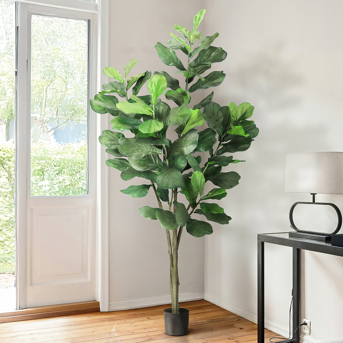 96" Fiddle Leaf Fig Tree in Pot, 84" x 40"