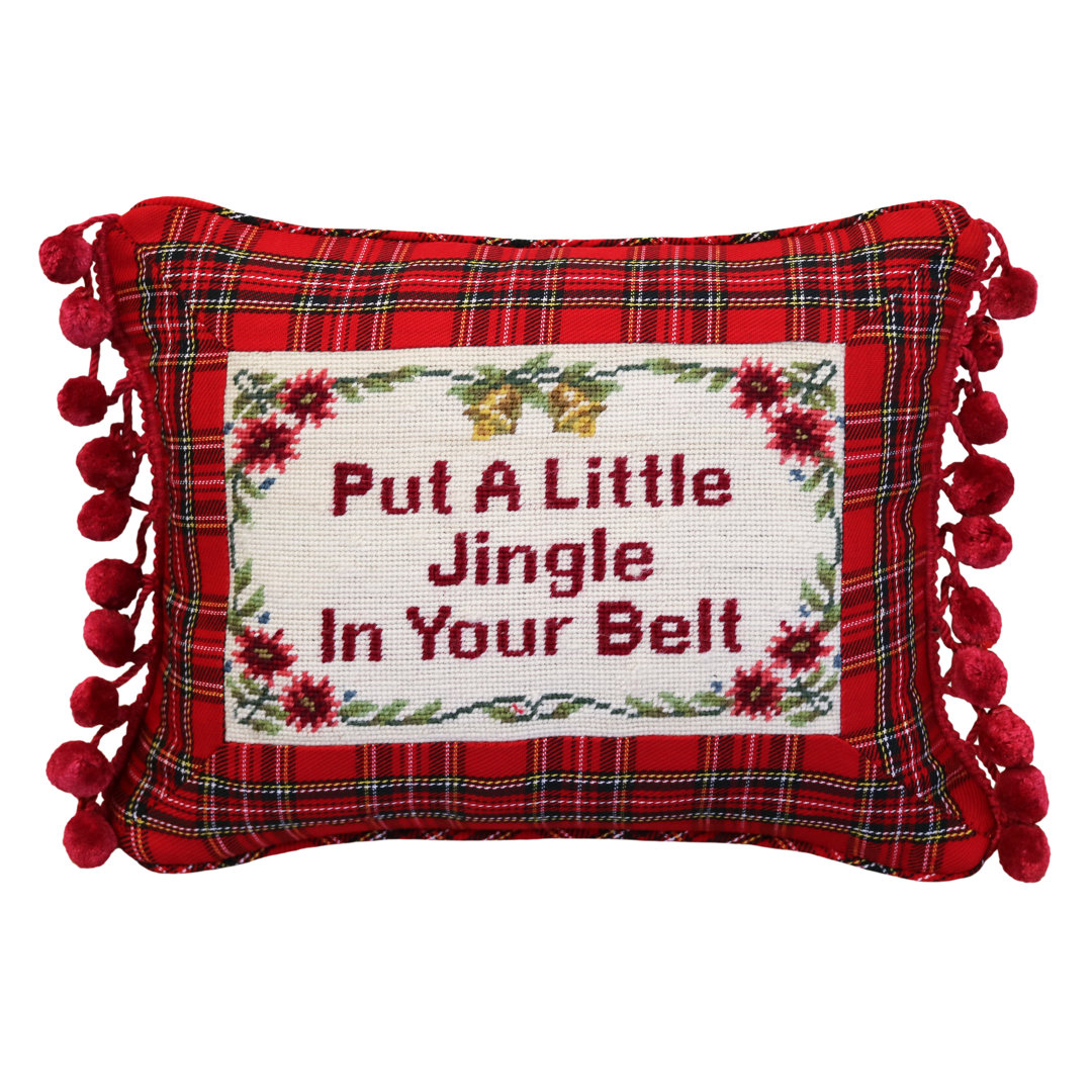 A Little Jingle Wool Lumbar Pillow 123 Creations