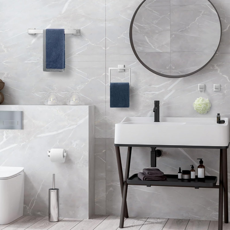 10 - Piece Bathroom Hardware Set, Brushed Nickel