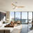 52" Solid Wood Blade Smart Ceiling Fan With Light, Remote, Supports Amazon Alexa And App Control-1139987055