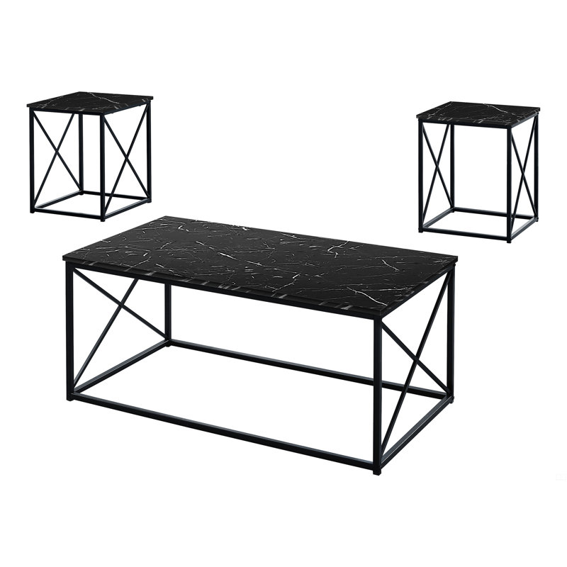 Table Set, 3Pcs Set, Coffee, End, Side, Accent