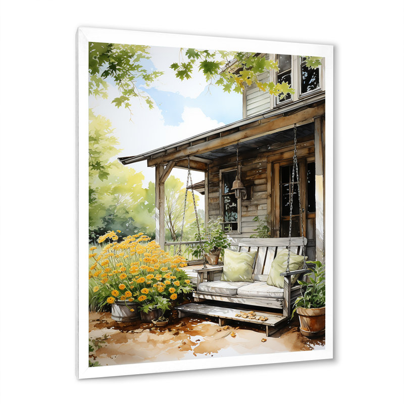 Vidadi Farmhouse Gentle Breeze I, Blanc, H 40 po x l 30 po x P 1,5 po