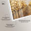 Décoration murale dorée Golden Leaves IV par Art Remedy, cadre blanc, 24 x 16-1536692473-1536692477