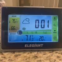 ELEGIANT Wireless Weather Station, Color Indoor Outdoor