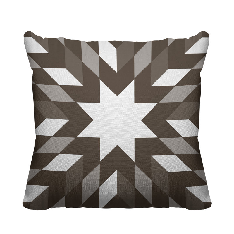 Coussin intérieur / extérieur Lynn Country, Beige, L 15 po x H 15 po