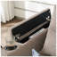 Canapé-lit double USB en velours côtelé l 37,4 po x P 53,9 po x H 31,5 po Omni-130382113