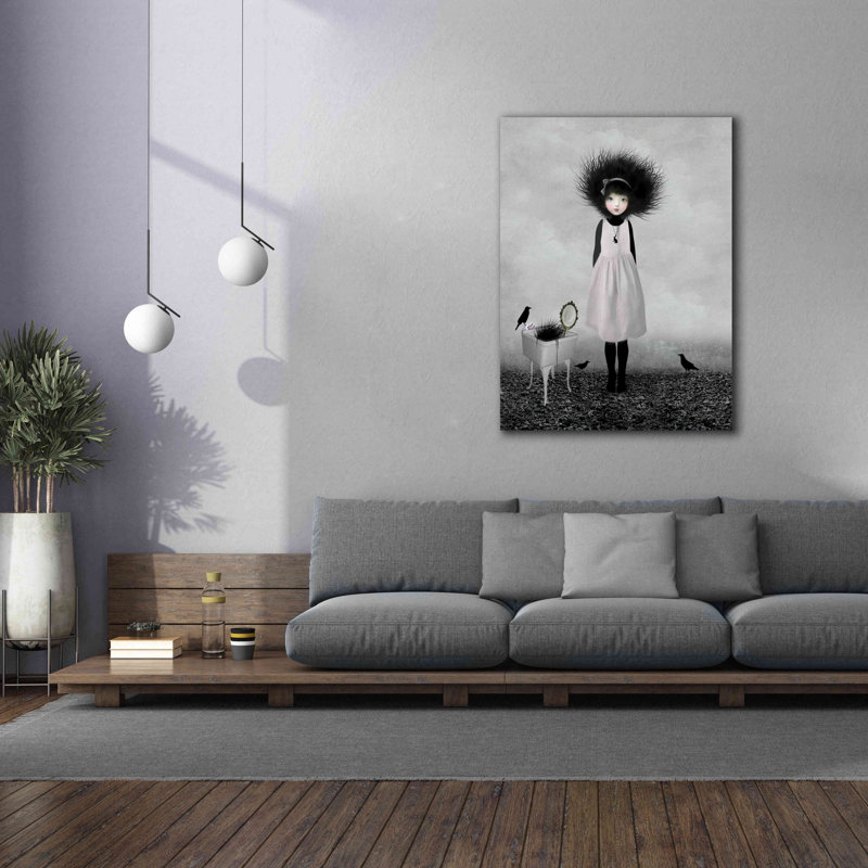 «Dulcimer» par Art & Ghost, art mural sur toile, H 54 po x l 40 po x P 1,5 po