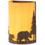 Rustic Lodge 2 - Light Flush Mounted Sconce