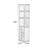 Brown Solid Wood Corner cabinet