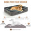 Canapé-lit orthopédique pour chien en mousse à mémoire de forme avec traversin de soutien, housse lavable amovible et support articulaire-88152549-113956656