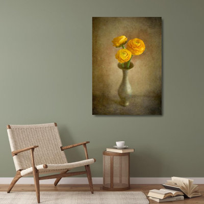  Tokarev, Igor Gallery Wrapped Canvas Art Titled: Yellow Buttercups