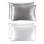  Ensemble de 2 taies d'oreiller en microfibre satinée pour les cheveux et la peau - Housses de coussin avec fermeture à glissière cachée-1329712520-1329712519