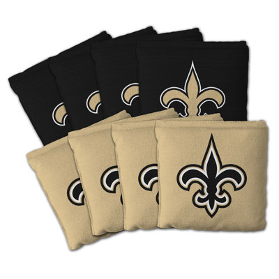 YouTheFan NFL New Orleans Saints Cornhole Bags 8pk
