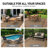 Geometric Border Sand/Natural Easy-Care Jute-Style Indoor/Outdoor Flat Woven Area Rug-709647593-709647592