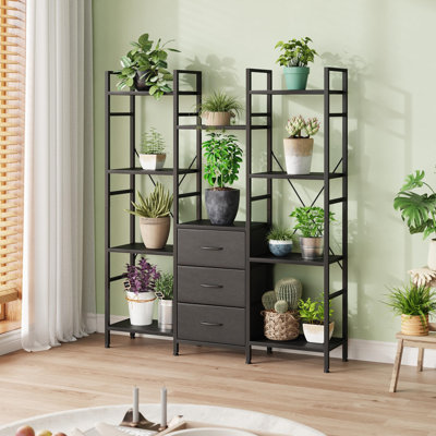 142cm H Metal Book Cabinet Bookcase