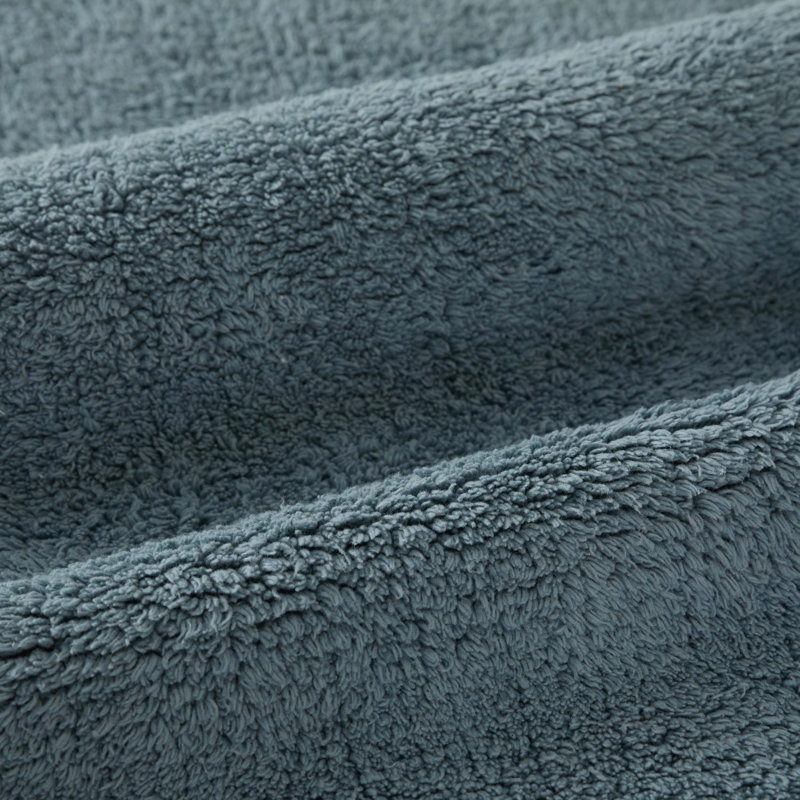 100% Cotton Reversible Bath Mats, Light Blue, 24 in x 17 in