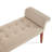 Dunaway Elegant Linen Tufted Bench