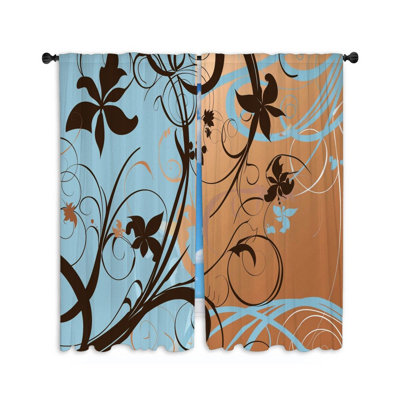 Fatia Room Darkening Curtain Pair