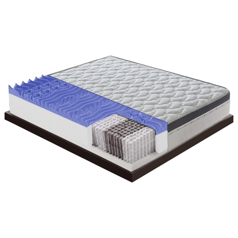 Torry Pocket Spring Mattress - 28 cm High - With 7 cm Memory Foam - 800 Pocket Springs - Orthopaedic, 120 x 190 cm
