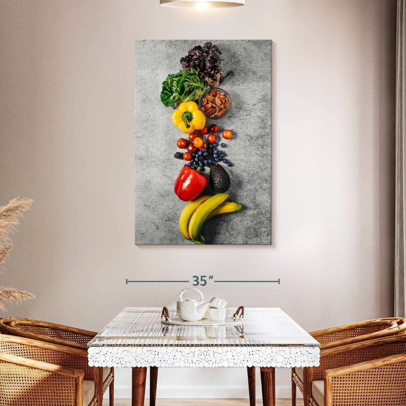 Gamme de fruits et légumes Yarlin, H 48 po x l 32 po