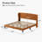 Amati Upholstered Wingback Platform Bed-1177219401-1183599681