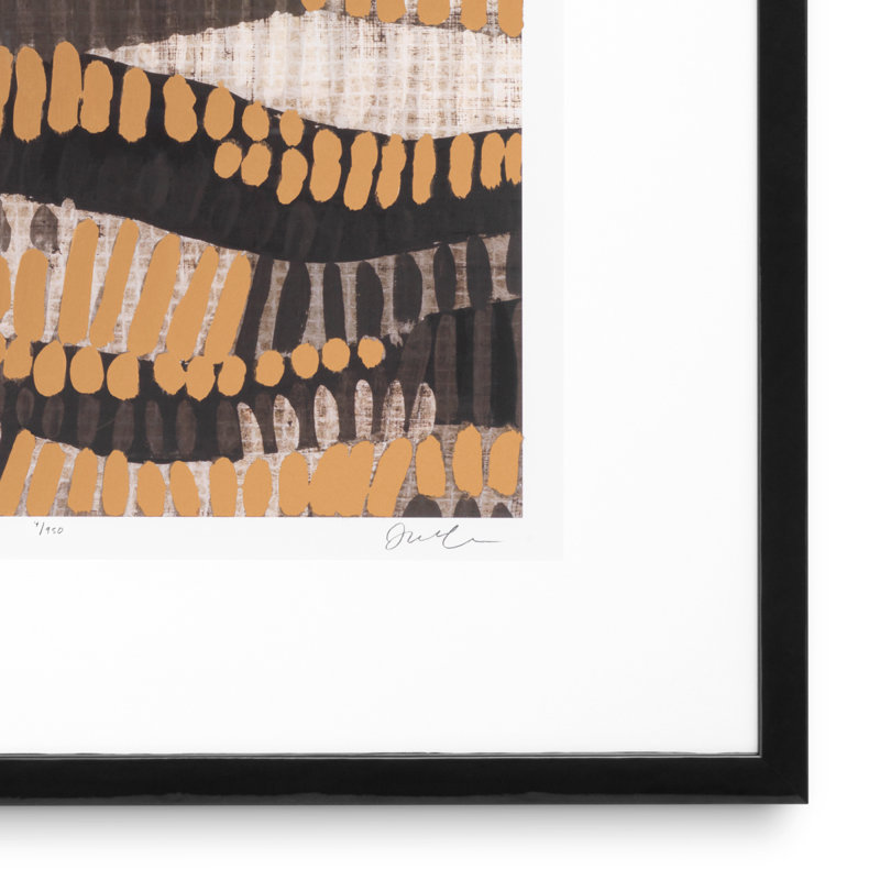 Metallic Undulation Print by June Erica Vess