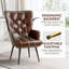 26,4 po po Chaise d'appoint rembourrée-1834597703