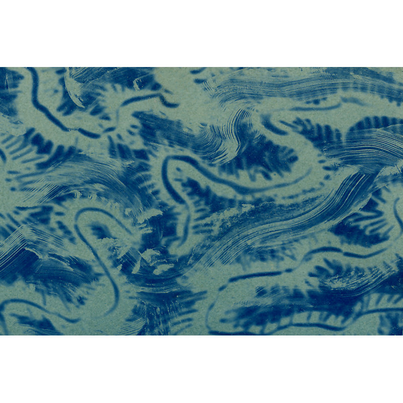 Textures In Blue VII - Wrapped Canvas Painting, Wrapped Canvas, 51 cm H x 76 cm W