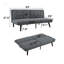Canapé-lit futon convertible, canapé-lit de 63 pouces avec dossier réglable à 5 positions pour les petits espaces et les chambres d'amis-1999455440