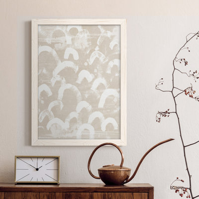 «Earth Gravure II», toile encadrée de qualité supérieure - prête à être accrochée