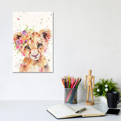 Little Lioness 1 Piece Wrapped Canvas Wall Art