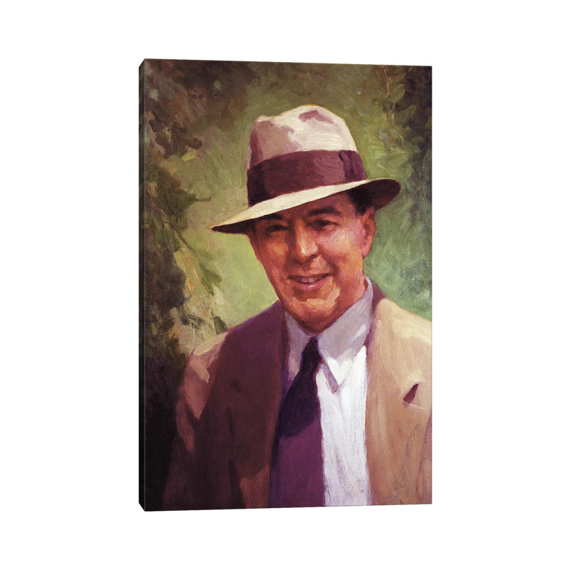 Edgar Rice Burroughs by J. Allen St. John - Wrapped Canvas Print, 101.6 cm H x 66.04 cm W x 1.91 cm D