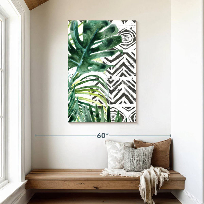 Harnek Palm Pattern II, 45" H x 30" W
