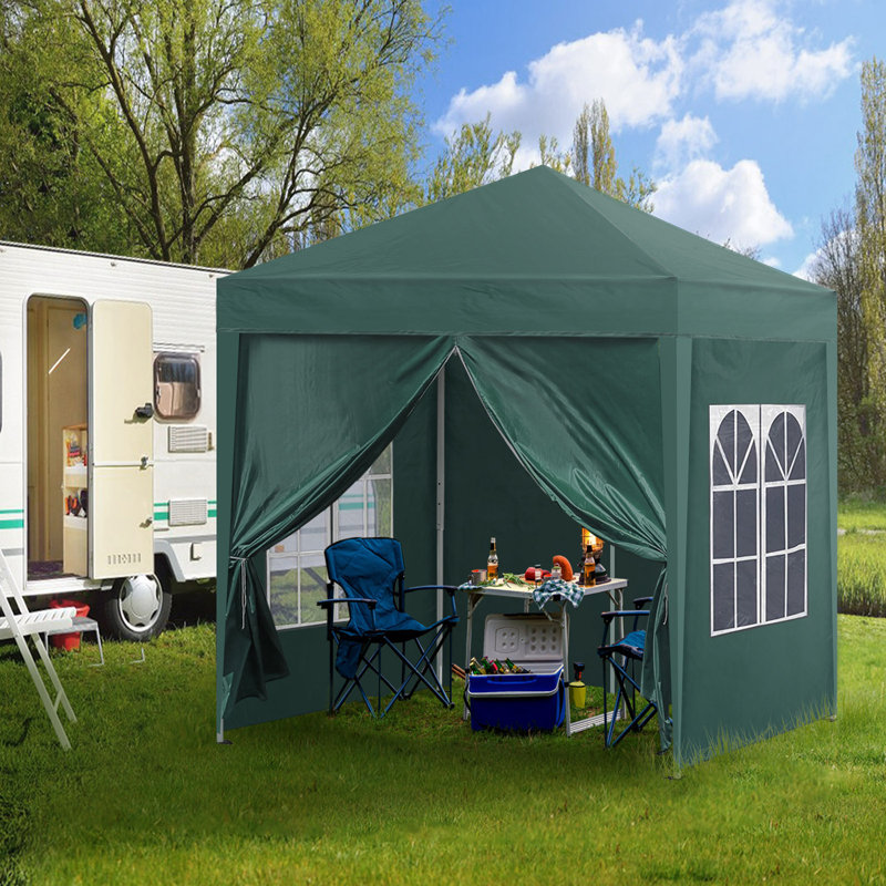 Anberlyn 3m x 3m Steel Pop-Up Gazebo, Green
