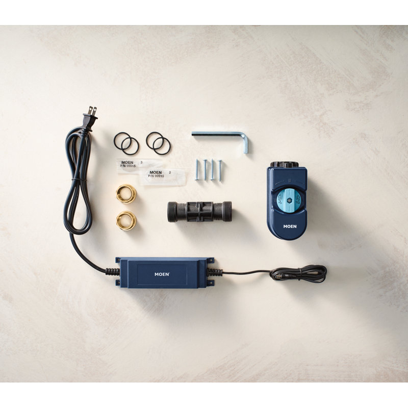 Moen Flo Smart Water Monitor and Shutoff, 3/4 Inch Smart Water Shutoff
