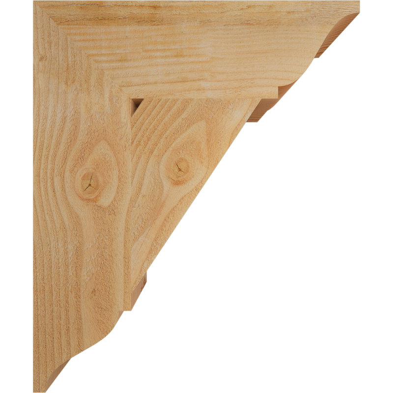 Support traditionnel, H 24 po x l 6 po x P 20 po, Douglas (sciage brut)