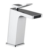 Corsini Single Hole Lever Handle Bathroom Faucet with Metal Pop-Up Drain Assembly