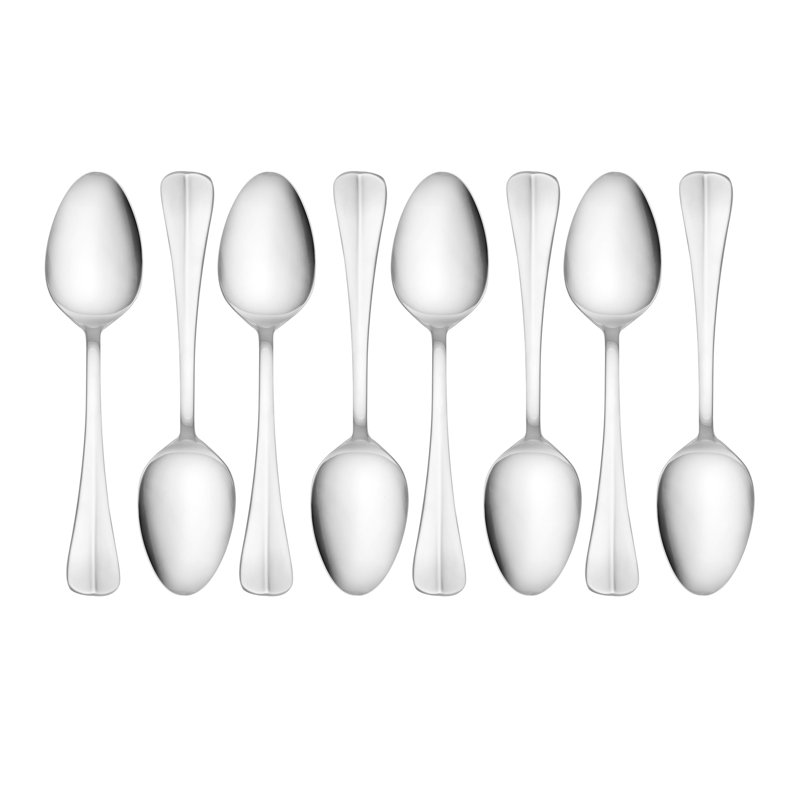 Pfaltzgraff Everyday Simplicity 53-Piece Stainless Steel Flatware Set, Service for 8