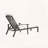 Cast Aluminum Chaise Lounge with 5-Position Reclining and Wheels-1772557876