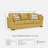 Owlex Upholstered 94'' Sleeper Sofa-97832083