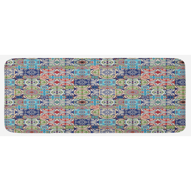 Eclectic Synthetic Kitchen Mat