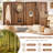 4 Panel Pegboard Display With 360° Metal Hinges Solid Wood Frame For Craft Show