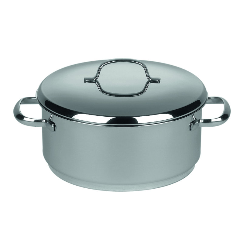 Riess Kelomat Cristall Non-Stick Stainless Steel Stock Pot, 22cm (3 L)