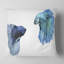 Fighting Fish - Animal Printed Pillow-29862041-29862037