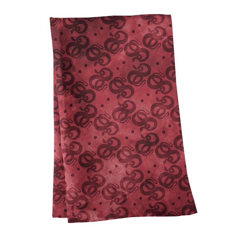 Tea Towel Kitchen Towel, Poly Twill, Red