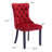 Velvet Dining Chairs, Upholstered High-end Tufted Dining Room Chair with Nailhead Back Ring-981963658-981963657